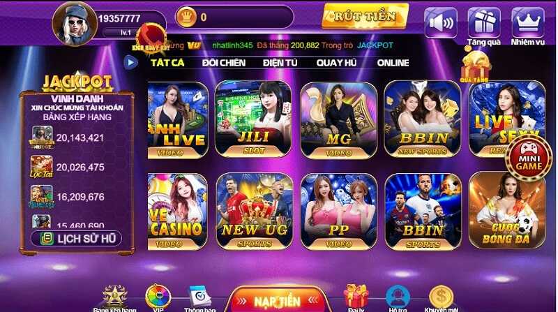 Hệ thống sảnh cược đa dạng tại 68 Game Bài