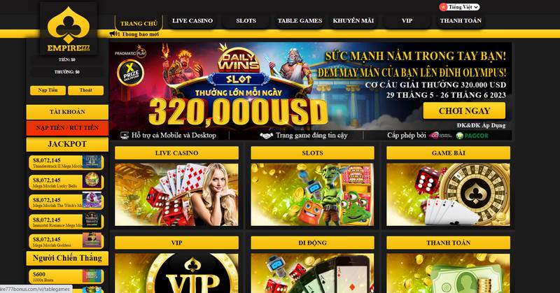 Nhà cái đang sở hữu rất nhiều ưu điểm hấp dẫn hàng đầu